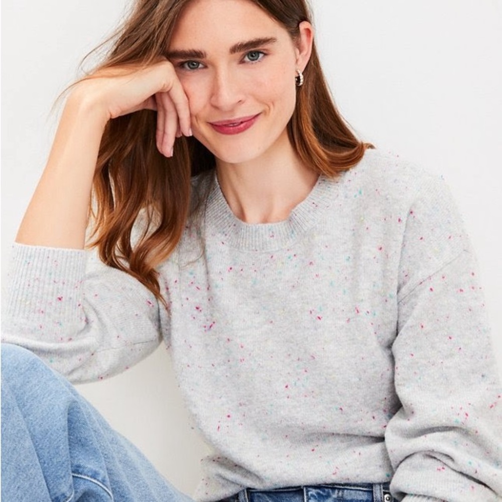 Brand new with tags! Loft speckled sweater
